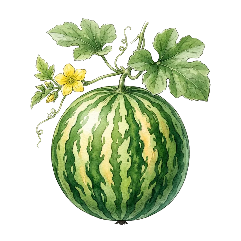 Crimson Sweet melon