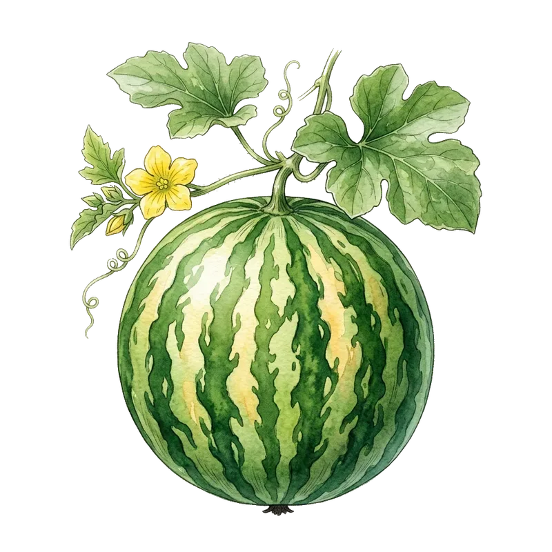 Crimson Sweet melon