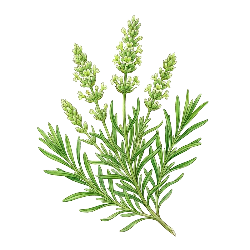 Grön lavendel