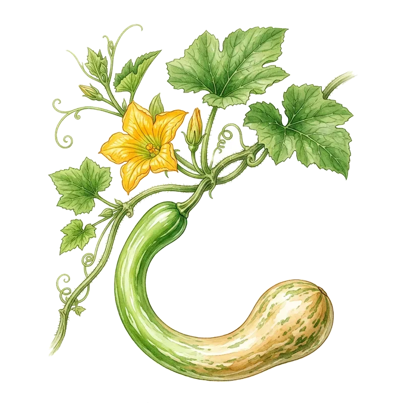 Tromboncino squash