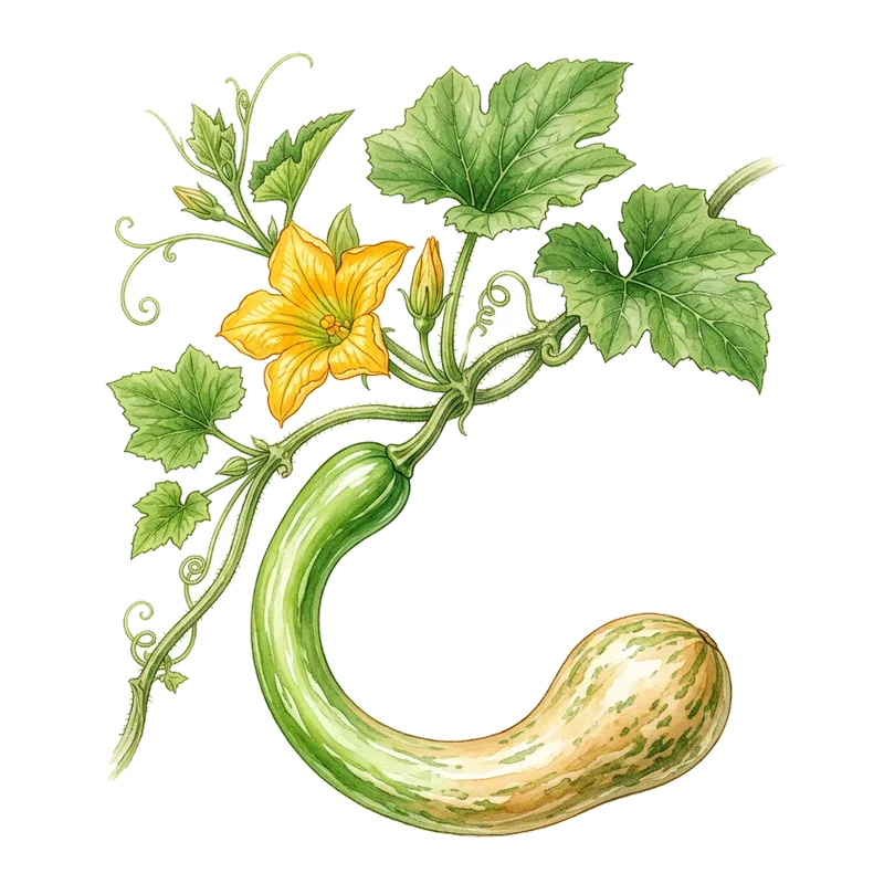 Tromboncino squash