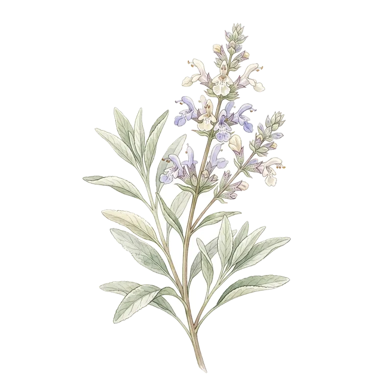 Vit salvia