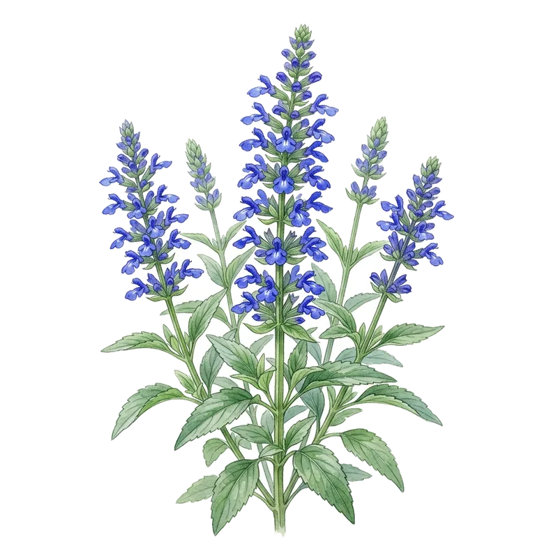 Mjölig salvia