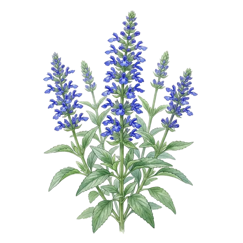 Mjölig salvia