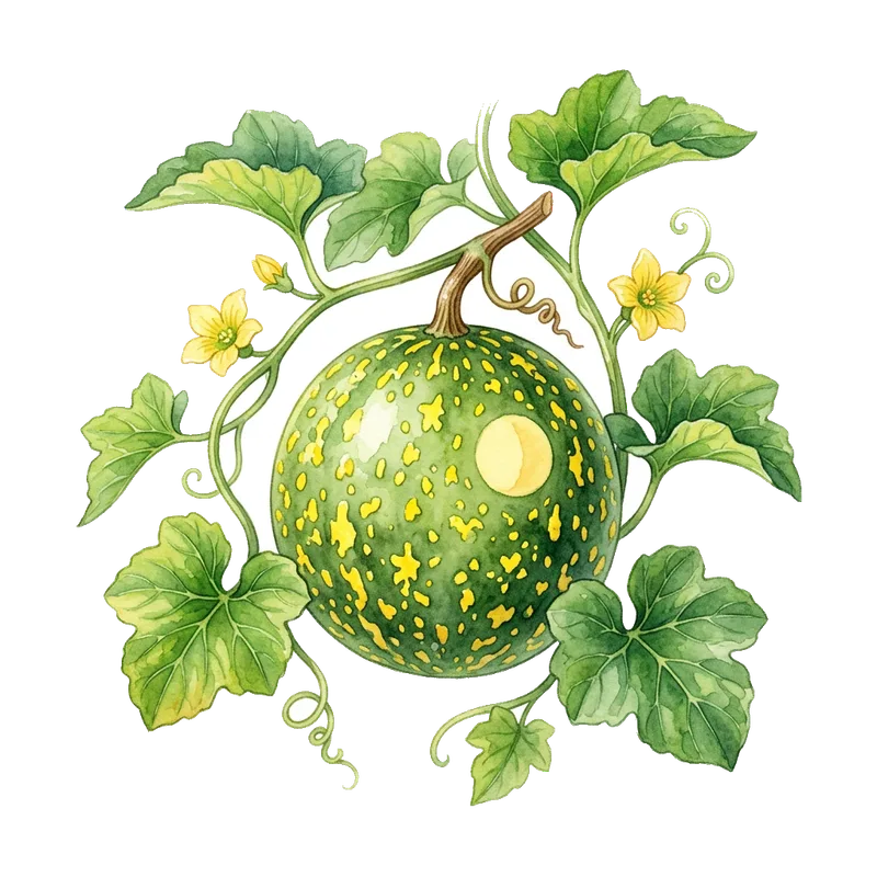 Moon and Stars melon