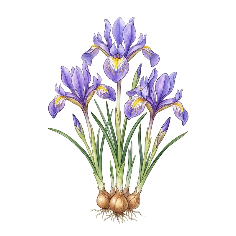 nätad iris