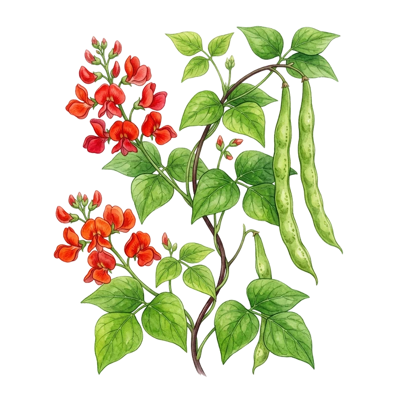 Painted Lady Runner Bean