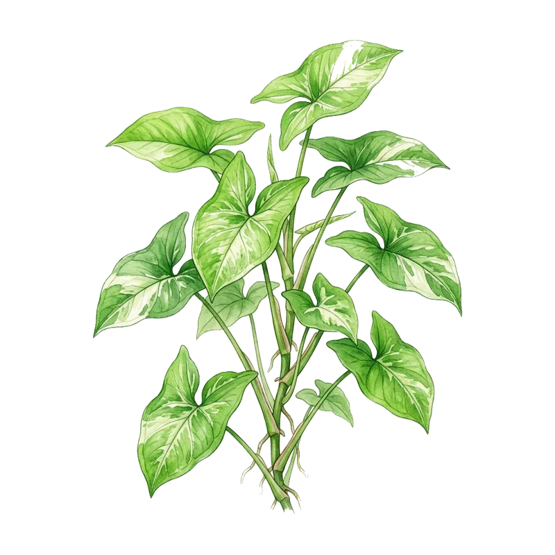 Pilbladig syngonium
