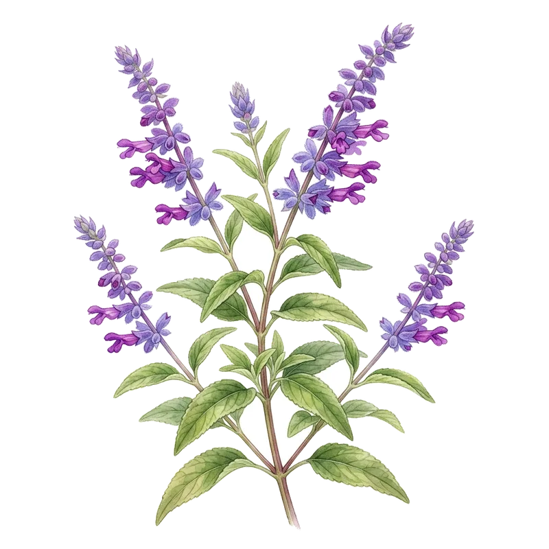 Mexikansk buskesalvia