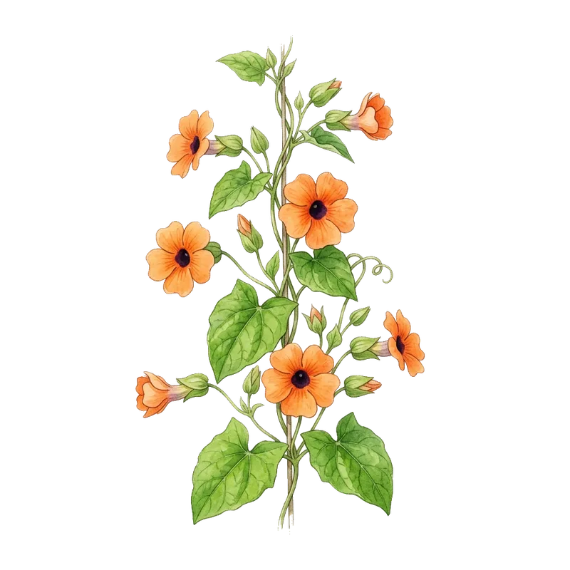 Black-eyed Susan vine